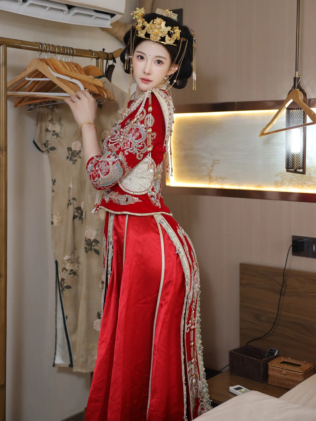 梨霜儿 - No.004 新娘红装 [113P-2.3GB] tg@simisebaisi 【丝足阁】019.webp